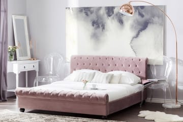 Avallon Sängram 160x200 - Rosa - Möbler - Säng - Sängram & sängstomme