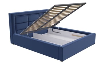 Axlunda Säng 200x200 cm Metallram - Ljusgrå - Möbler - Säng - Sängram & sängstomme