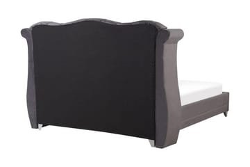 Ayette Dubbelsäng 160x200 cm - Grå/Sammet - Möbler - Säng - Sängram & sängstomme