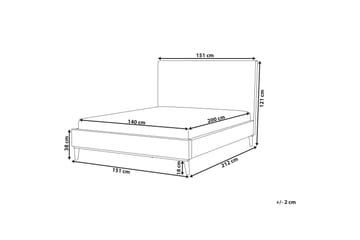 Bayonne Dubbelsäng 140200 cm - Grön - Möbler - Säng - Sängram & sängstomme