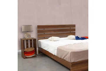 Bielany Sängram 165x205 cm - Mörkbrun - Möbler - Säng - Sängram & sängstomme