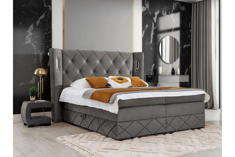 Boisdale Sängram 200x200 cm - Möbler - Säng - Sängram & sängstomme