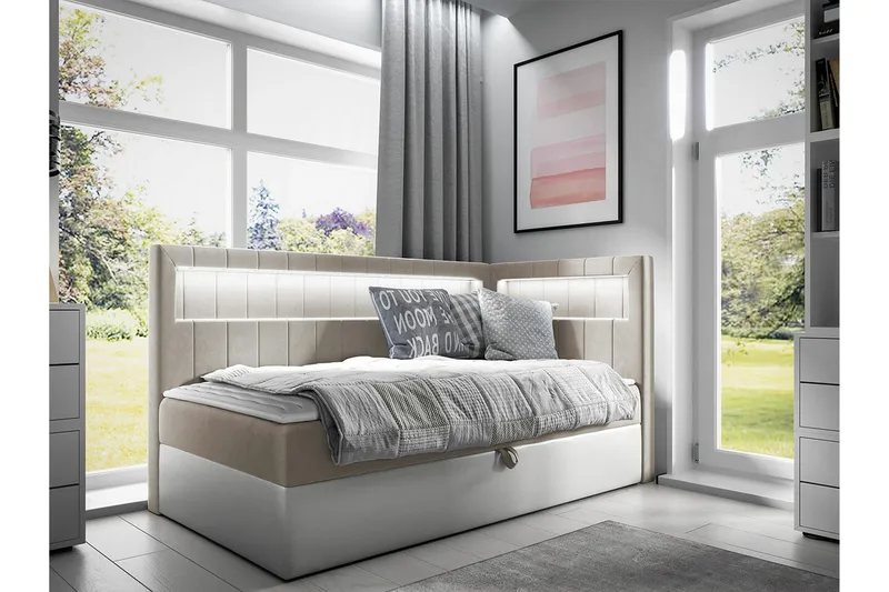 Boisdale Sängram 90x200 cm - Möbler - Säng - Sängram & sängstomme