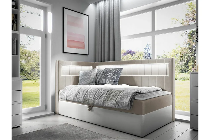 Boisdale Sängram 90x200 cm - Möbler - Säng - Sängram & sängstomme