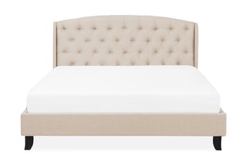 Bordeau| Dubbelsäng 160|200 cm - Beige - Möbler - Säng - Sängram & sängstomme