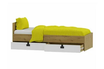 Castlebay Sängram 90x200 cm - Brun - Möbler - Säng - Sängram & sängstomme