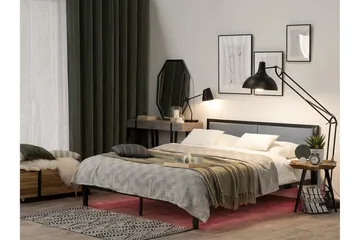 Clamart Sängram 180x200 cm - Svart - Möbler - Säng - Sängram & sängstomme