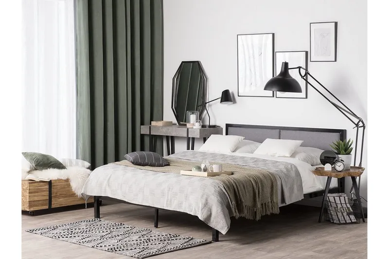 Clamart Sängram 180x200 cm - Svart - Möbler - Säng - Sängram & sängstomme