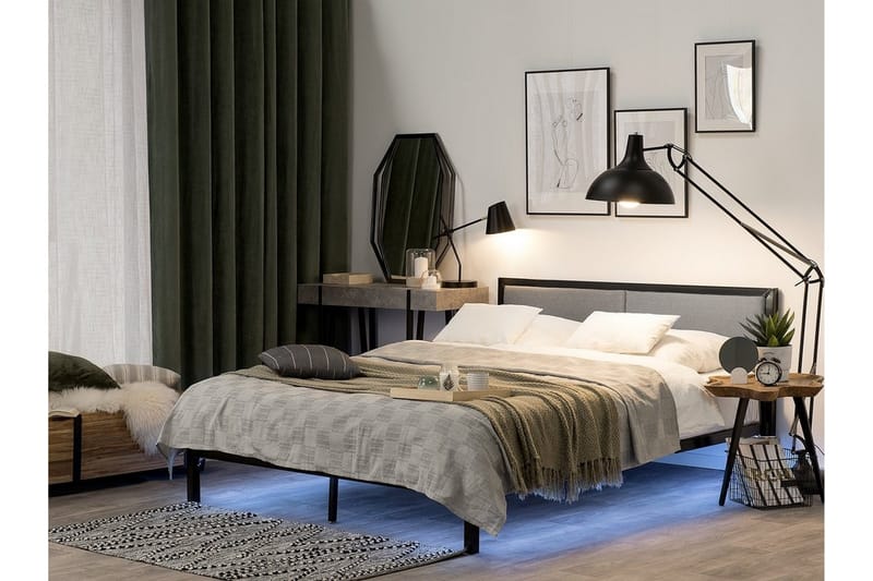 Clamart Sängram 180x200 cm - Svart - Möbler - Säng - Sängram & sängstomme