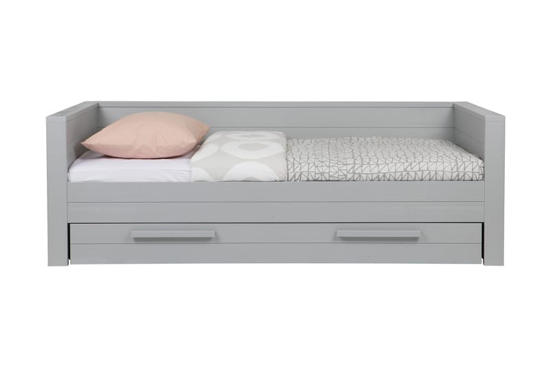 Dagbädd/Juniorsäng Mitchel 100x200 - Grå Tall - Möbler - Säng - Sängram & sängstomme