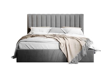 Derry Sängram 140x200 cm - Grå - Möbler - Säng - Sängram & sängstomme