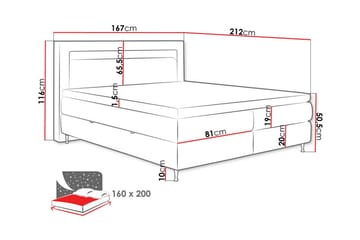 Derry Sängram 160x200 cm - Möbler - Säng - Sängram & sängstomme
