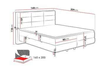 Derry Sängram 160x200 cm - Möbler - Säng - Sängram & sängstomme