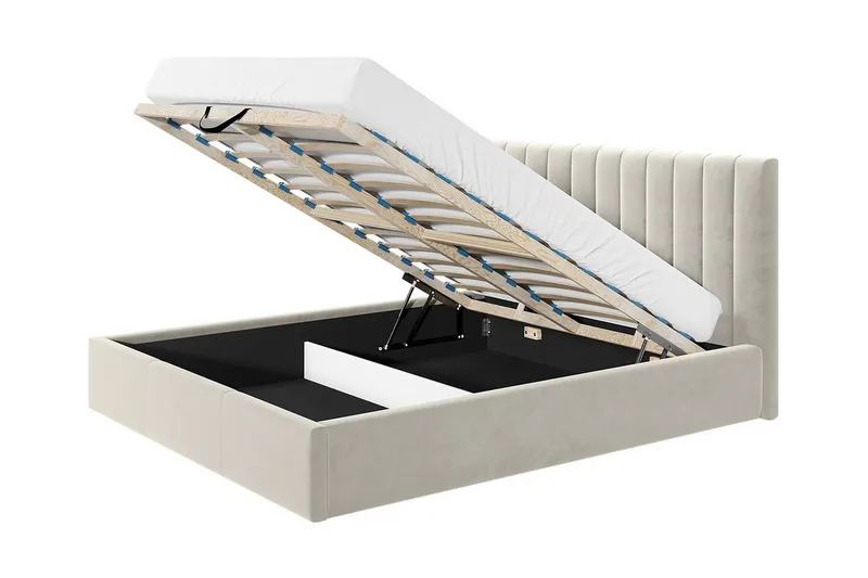 Derry Sängram 180x200 cm - Grå - Möbler - Säng - Sängram & sängstomme