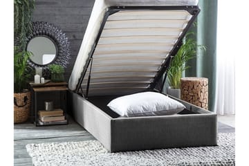 Dinan Sängram 90x200 cm - Grå - Möbler - Säng - Sängram & sängstomme