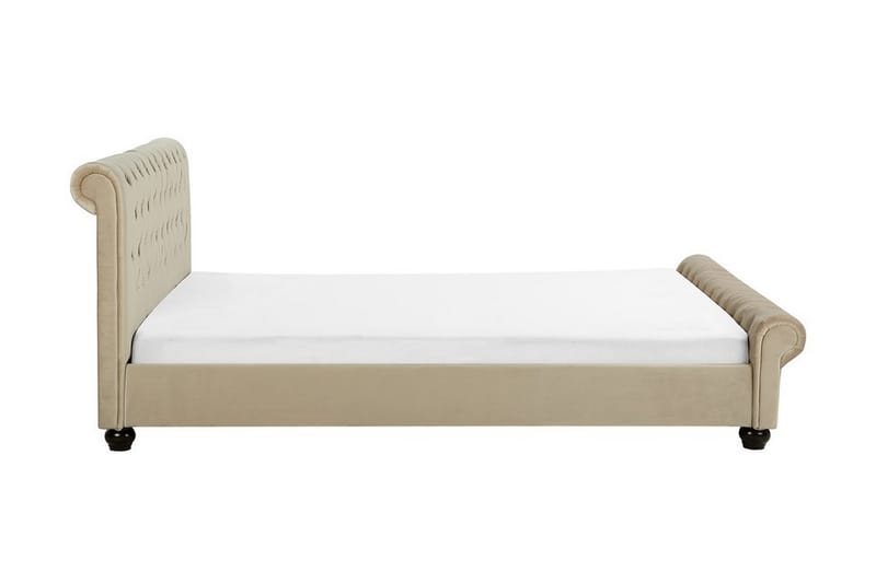 Dubbelsäng Avallon 160|200 cm - Beige - Sängram & sängstomme