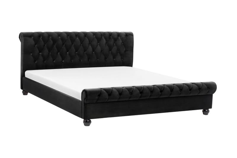 Dubbelsäng Avallon 180|200 cm - Svart - Möbler - Säng - Sängram & sängstomme