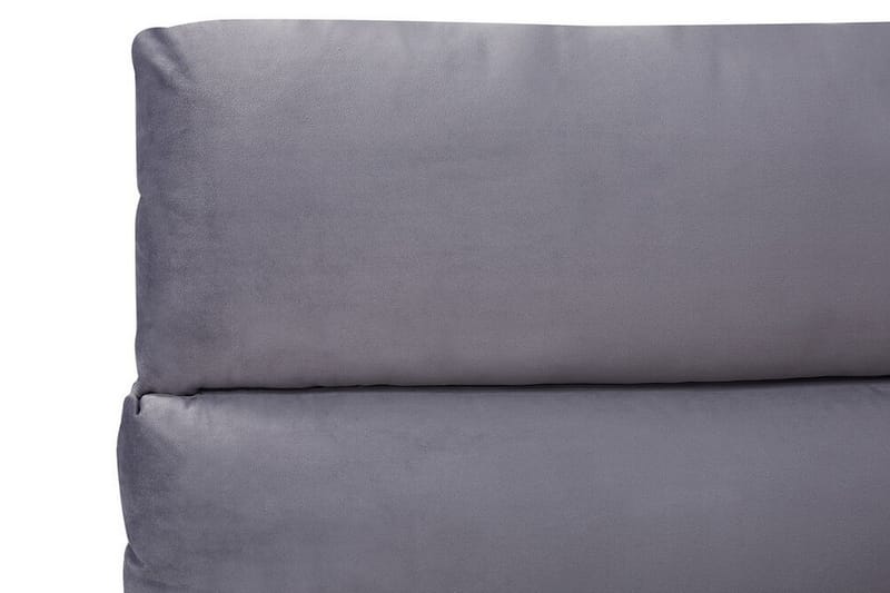 Dubbelsäng Batilly 140x200 cm med Förvaring - Grå - Sängram & sängstomme