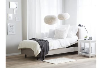 Dubbelsäng Duke 90|200 cm - Beige - Möbler - Säng - Sängram & sängstomme