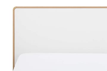 Dubbelsäng Ithiel med LED 180x200 - Trä|Natur - Möbler - Säng - Sängram & sängstomme