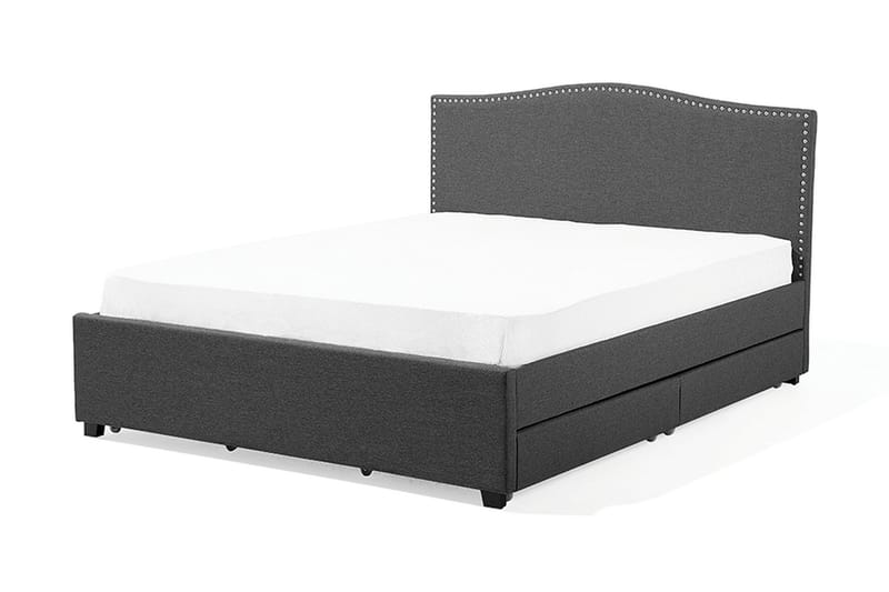 Dubbelsäng Montpellier 160|200 cm - Grå - Möbler - Säng - Sängram & sängstomme