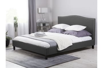 Dubbelsäng Montpellier 180|200 cm - Grå - Möbler - Säng - Sängram & sängstomme