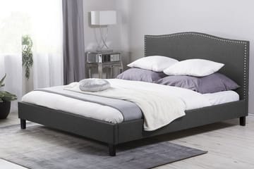 Dubbelsäng Montpellier 180|200 cm - Grå - Möbler - Säng - Sängram & sängstomme