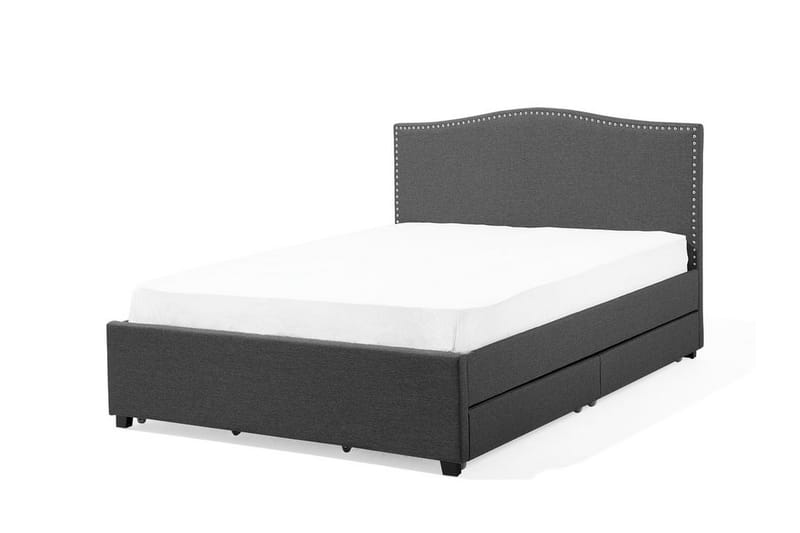 Dubbelsäng Montpellier 180|200 cm - Grå - Möbler - Säng - Sängram & sängstomme