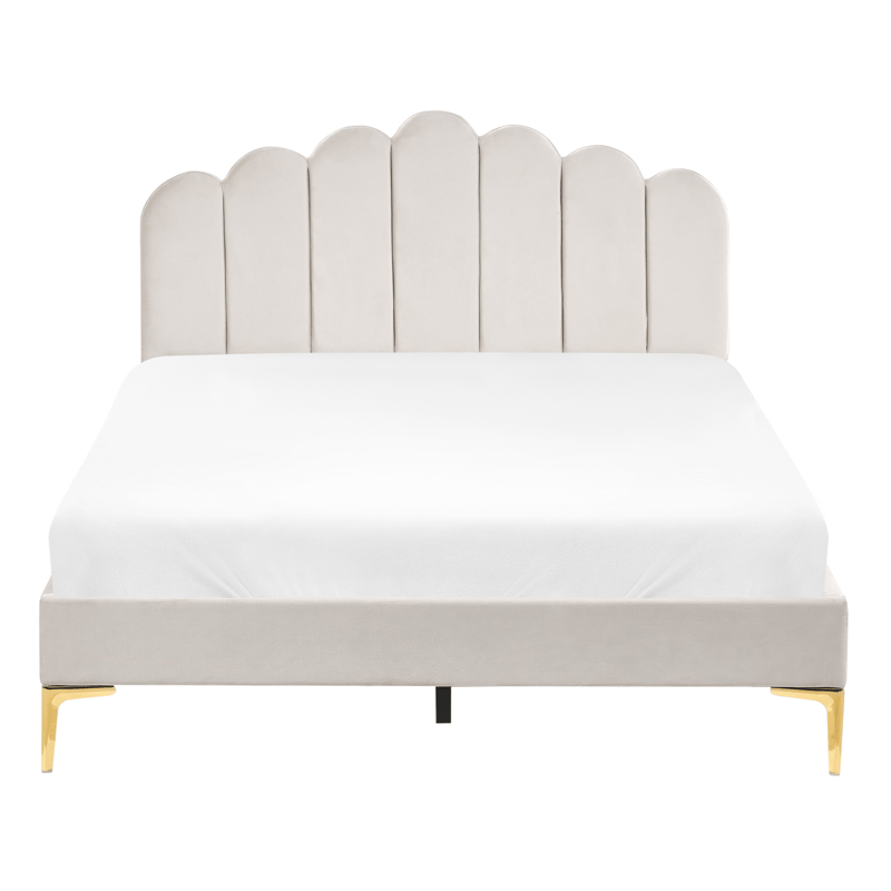 Dubbelsäng Sauvian 140x200 cm - Off-White - Möbler - Säng - Sängram & sängstomme