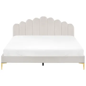 Dubbelsäng Sauvian 180x200 cm - Off-White - Möbler - Säng - Sängram & sängstomme