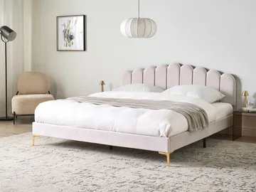 Dubbelsäng Sauvian 180x200 cm - Off-White - Möbler - Säng - Sängram & sängstomme