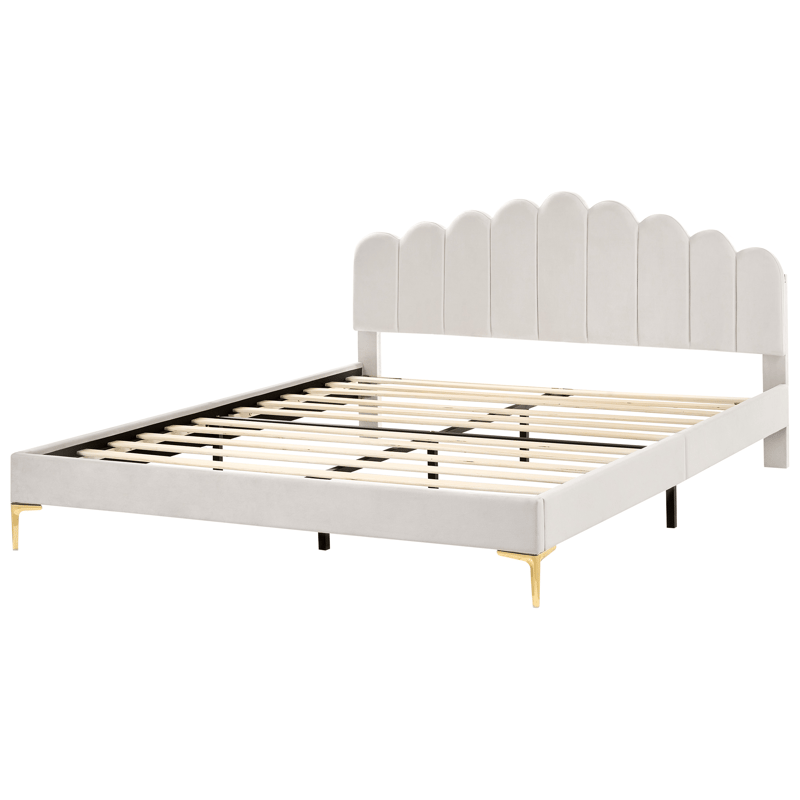 Dubbelsäng Sauvian 180x200 cm - Off-White - Möbler - Säng - Sängram & sängstomme