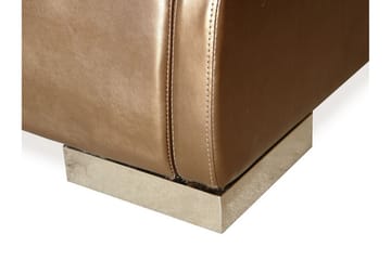 Dubbelsäng Tarun med LED 160x200 - Guld - Möbler - Säng - Sängram & sängstomme