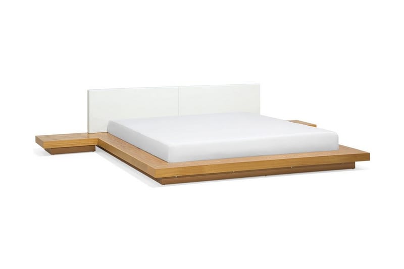 Dubbelsäng Zen 180|200 cm - Trä|Natur - Möbler - Säng - Sängram & sängstomme