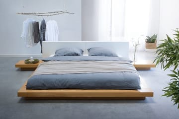 Dubbelsäng Zen 180|200 cm - Trä|Natur - Möbler - Säng - Sängram & sängstomme