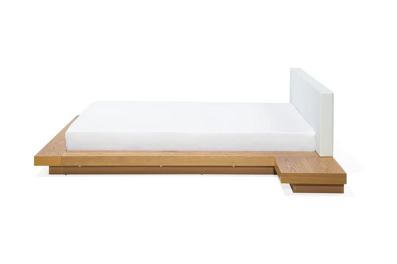 Dubbelsäng Zen 180|200 cm - Trä|Natur - Sängram & sängstomme