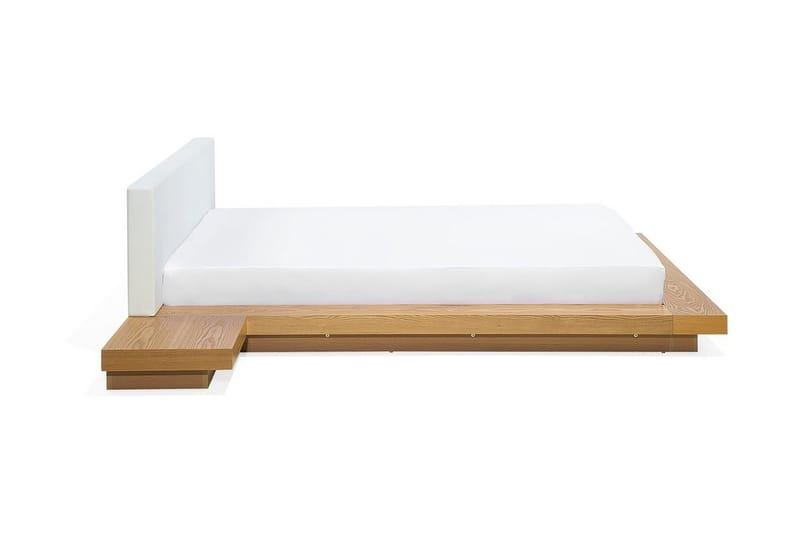 Dubbelsäng Zen 180|200 cm - Trä|Natur - Sängram & sängstomme