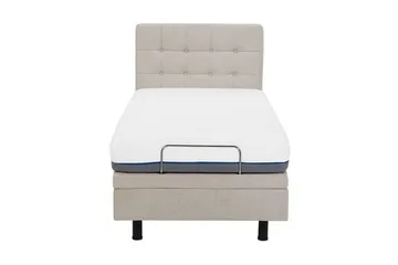 Duke Dubbelsäng 90|200 cm - Beige - Möbler - Säng - Sängram & sängstomme