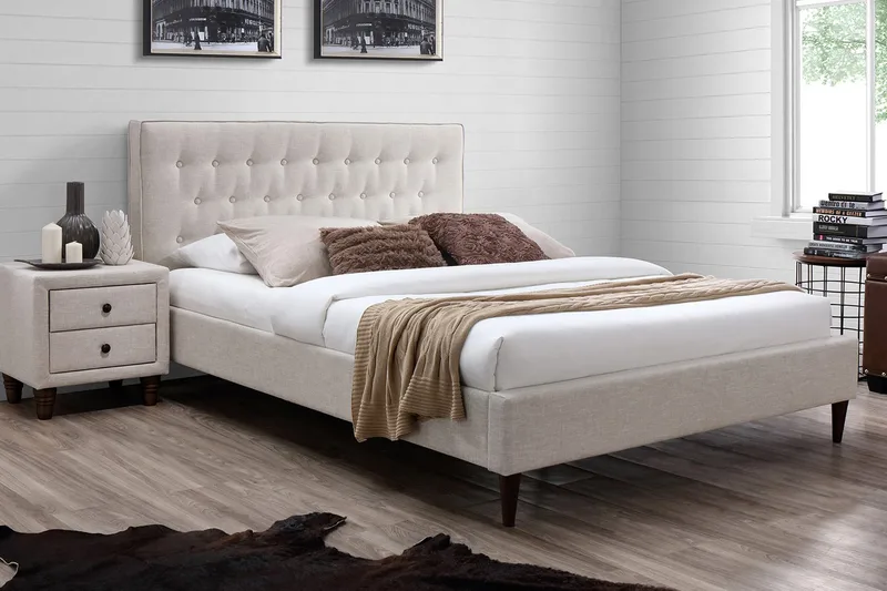 Emilia Sängram 160x200 cm, Beige