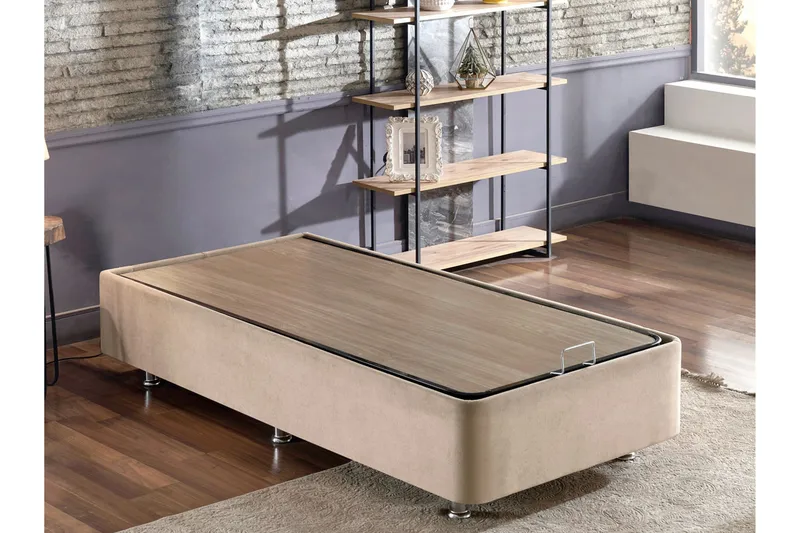 Endulanie Sängram 90x190 cm - Ljusbrun - Möbler - Säng - Sängram & sängstomme