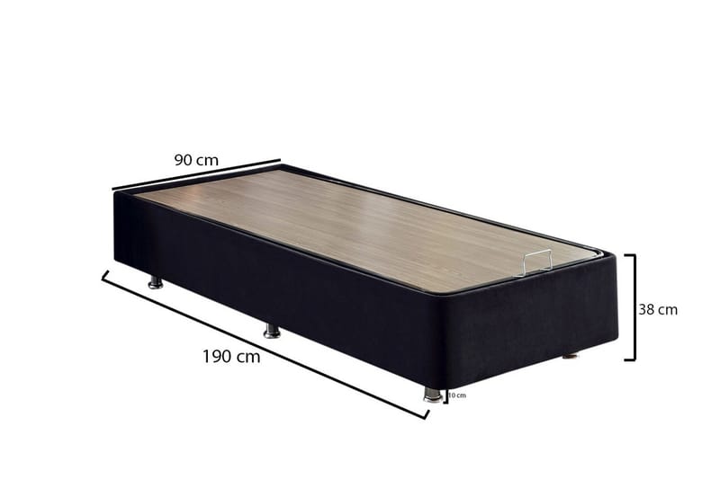 Endulanie Sängram 90x190 cm - Svart - Möbler - Säng - Sängram & sängstomme