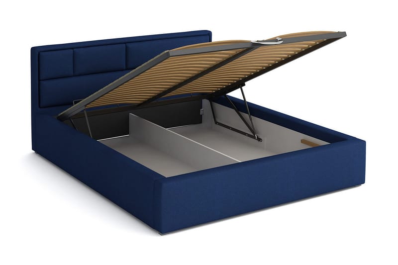 Falskog Säng 120x200 cm Metallram  Svart - Svart - Möbler - Säng - Sängram & sängstomme