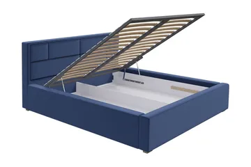 Falskog Säng 120x200 cm Metallram  Svart - Svart - Möbler - Säng - Sängram & sängstomme