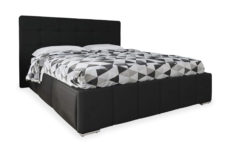 Fannie Ramsäng 216x158x105 cm - Svart - Möbler - Säng - Sängram & sängstomme