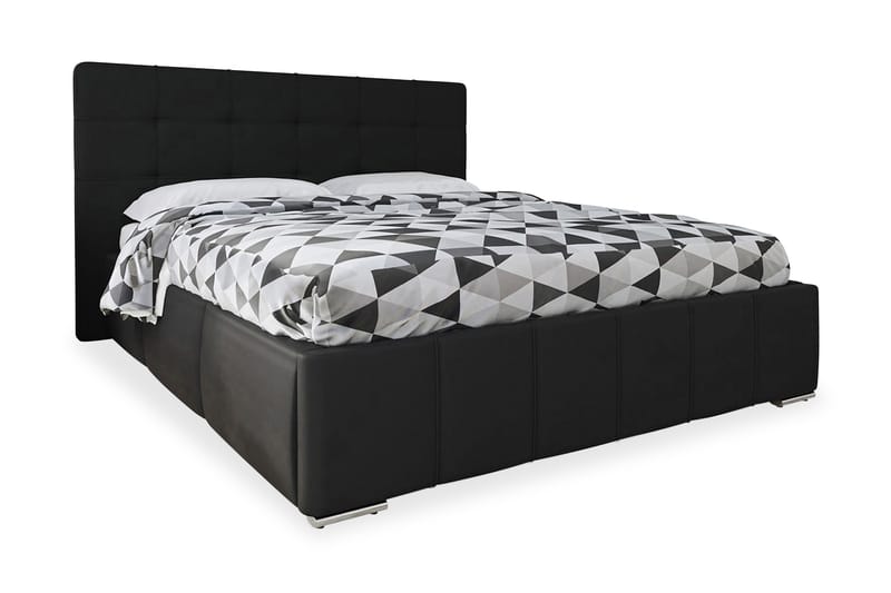 Fannie Ramsäng 216x158x105 cm - Svart - Möbler - Säng - Sängram & sängstomme