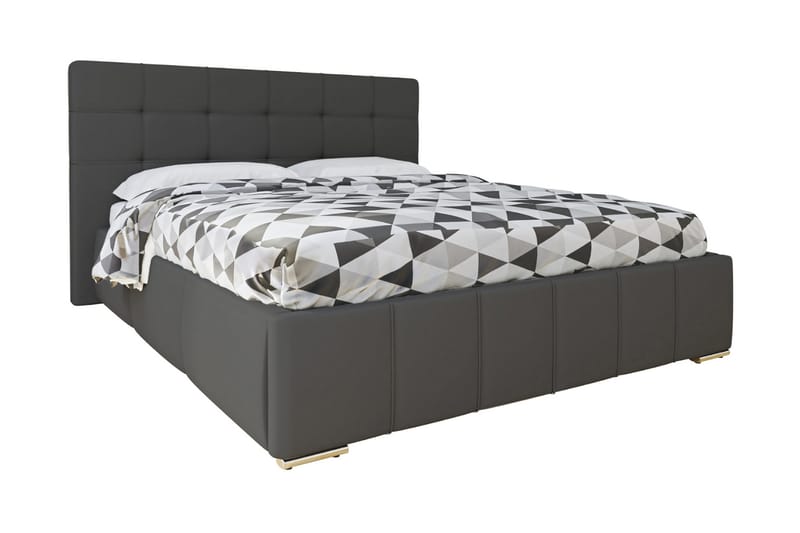 Fannie Ramsäng 216x178x105 cm - Mörkgrå - Möbler - Säng - Sängram & sängstomme