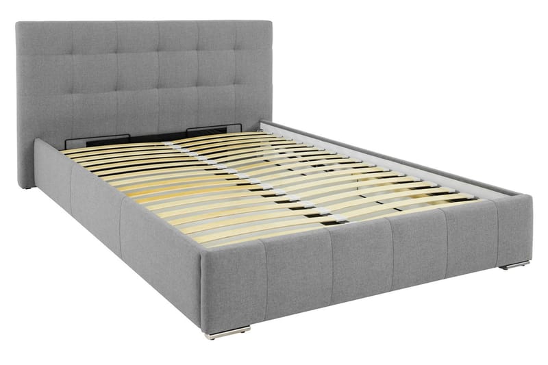 Fannie Ramsäng 216x178x105 cm - Svart - Möbler - Säng - Sängram & sängstomme