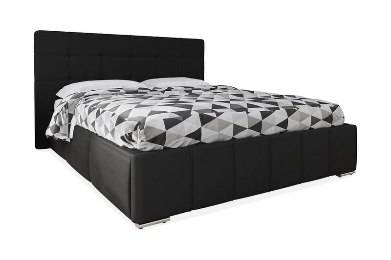 Fannie Ramsäng 216x198x105 cm - Svart - Möbler - Säng - Sängram & sängstomme