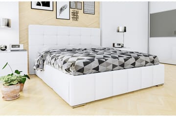 Fannie Ramsäng 216x198x105 cm - Vit - Möbler - Säng - Sängram & sängstomme
