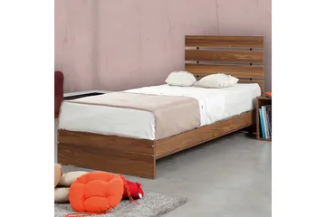 Feldene Sängram 120x200 cm - Valnöt - Möbler - Säng - Sängram & sängstomme